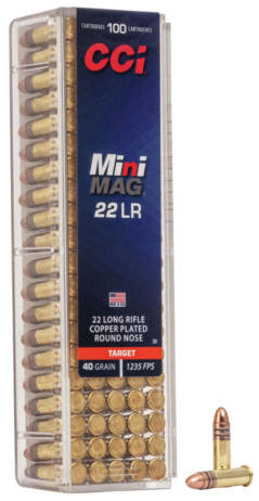 CCI Premium 22lr Target Mini-Mag 40gr CPRN 100rd Box