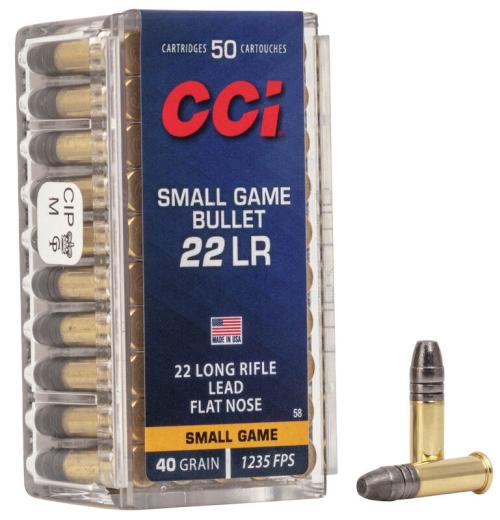 CCI Premium 22lr Small Game 40gr LFN